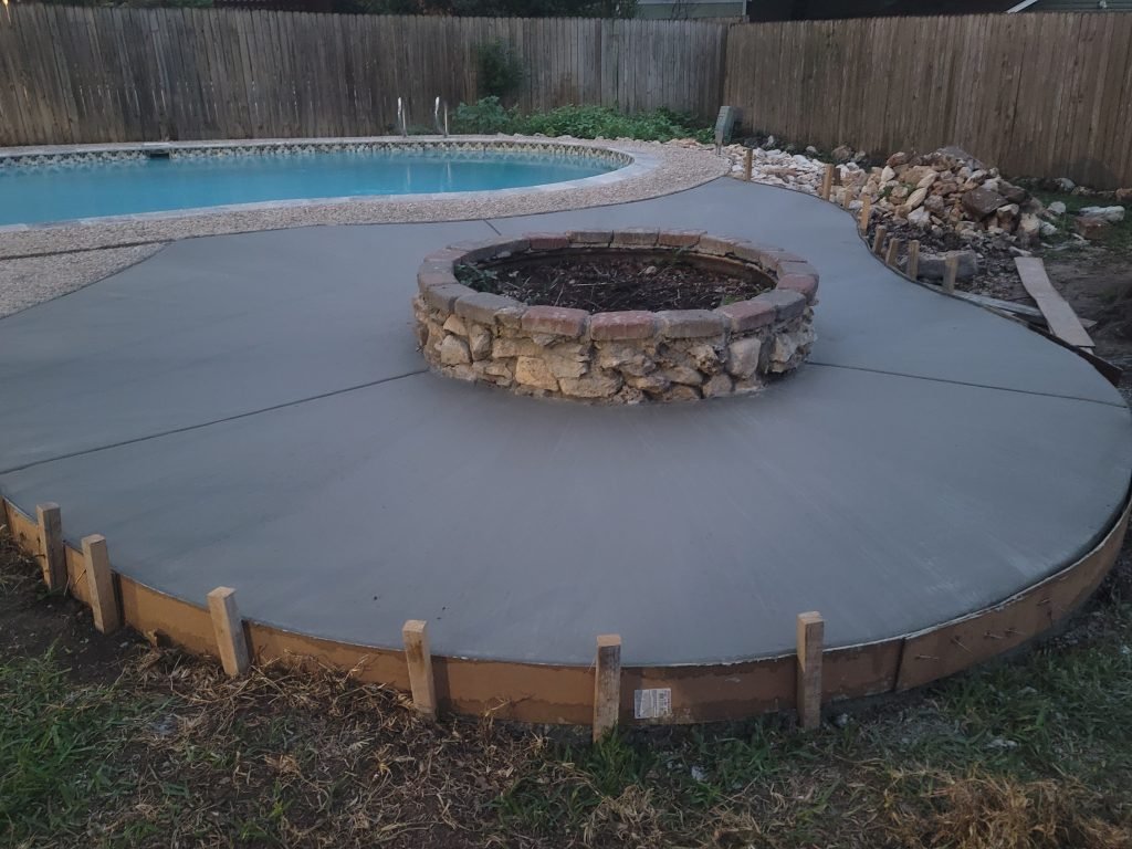 concrete work pool surround san antonio texas