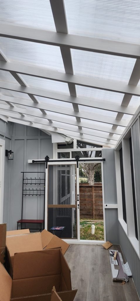 enclosed patio