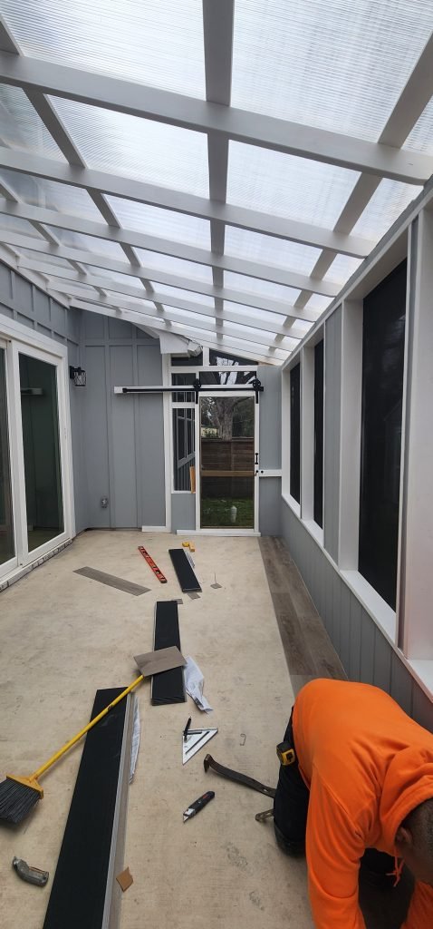 enclosed patio