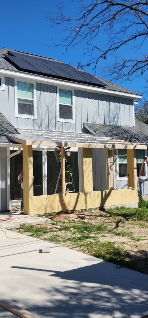 enclosed back patio san antonio