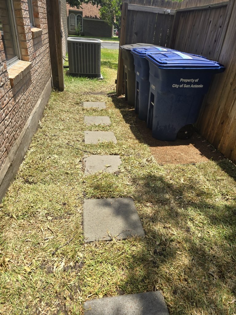 new sod side yard san antonio texas