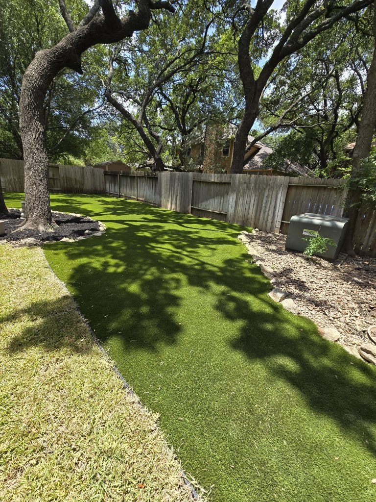 astroturf in backyard in san antonio texas